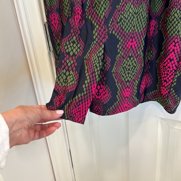 Jude Connally Monique Colorful Snake Pattern Dress sz.M - Picture 10 of 10